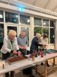 Ebru workshop tijdens de wijkiftar